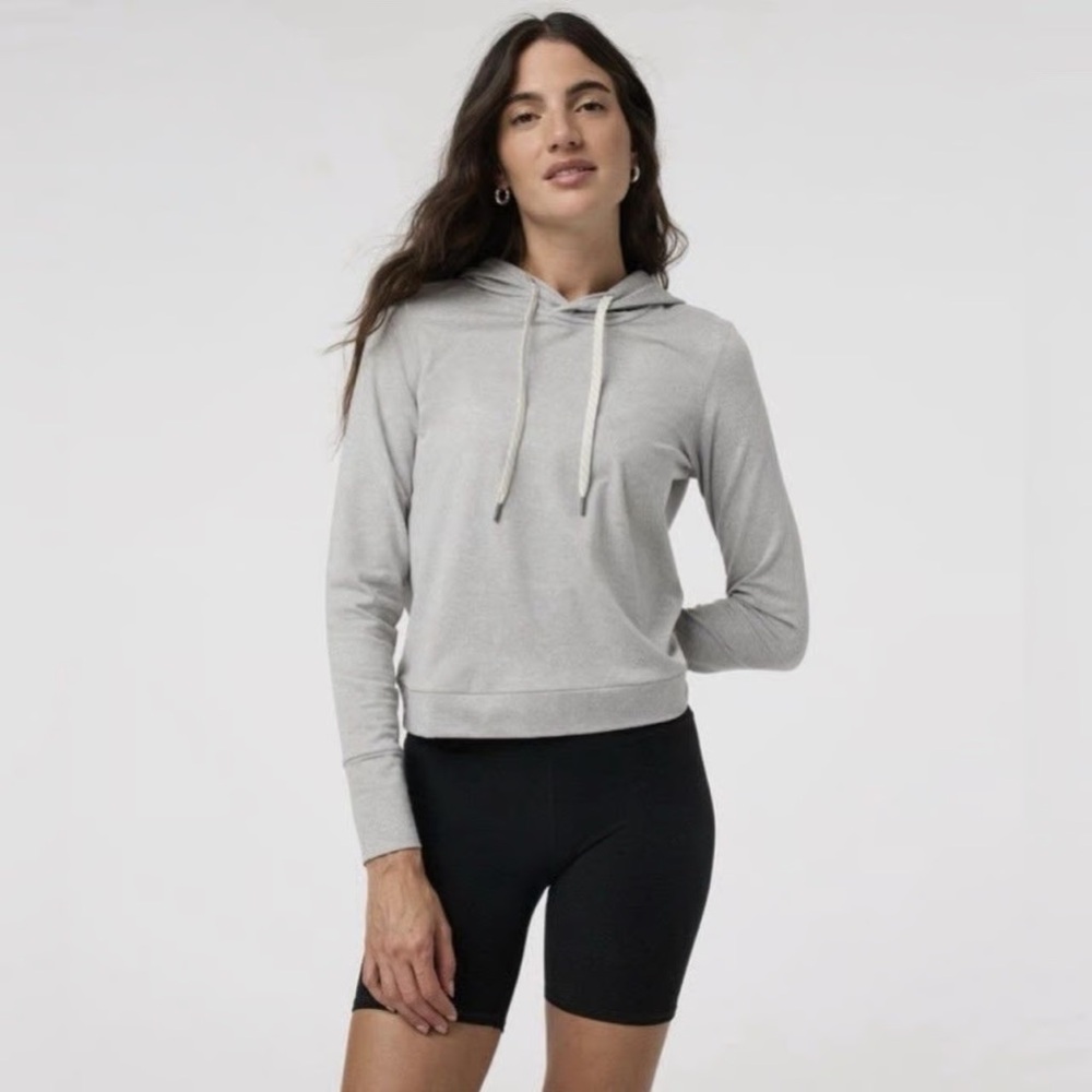 Vuori Light Gray Women's Hoodie